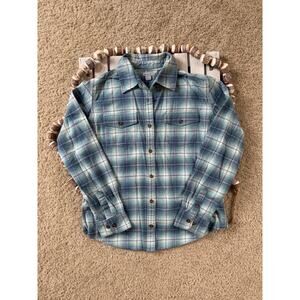 Carhartt 100714 Women's Hamilton Flannel Plaid Button Down Shirt II